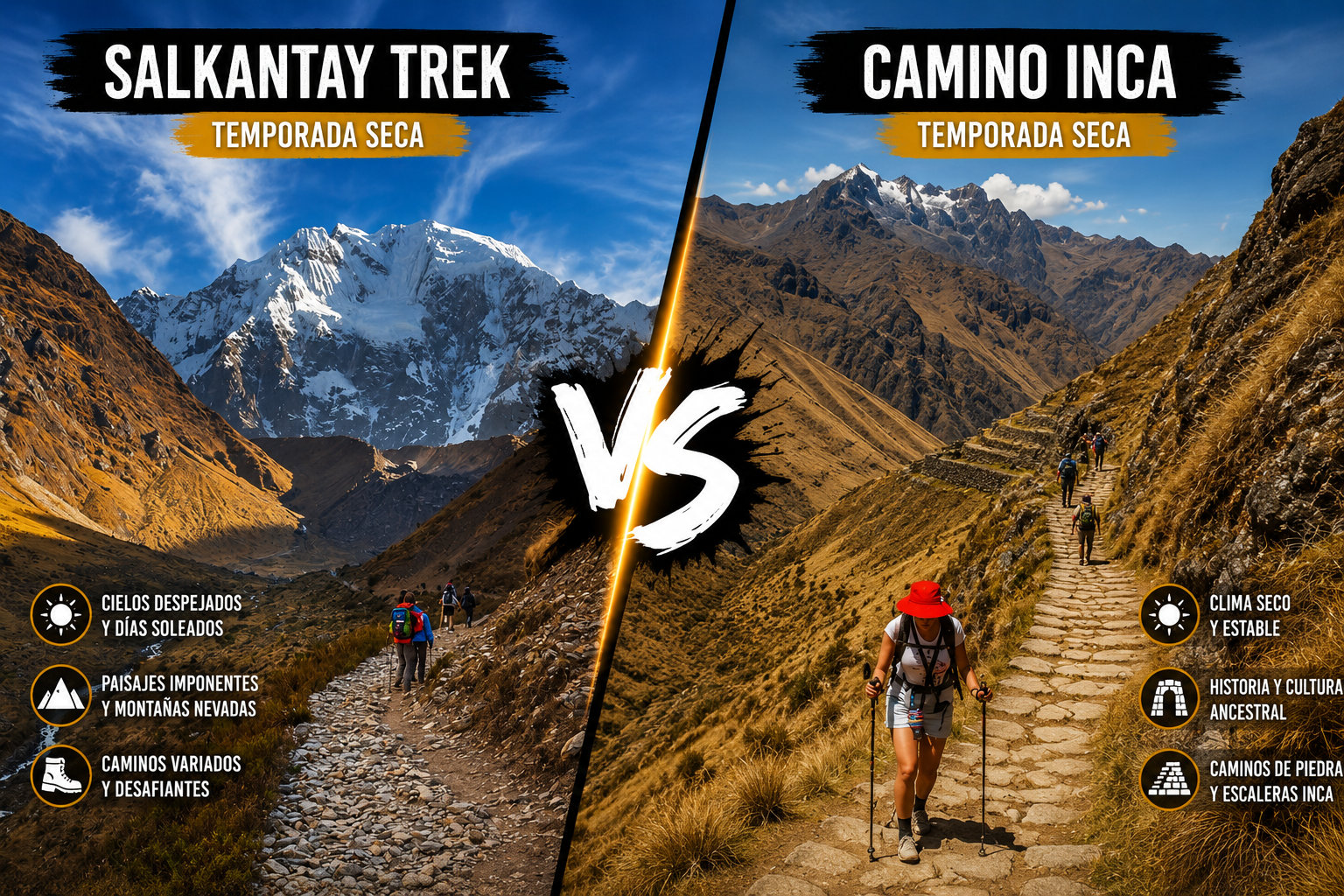Dry season trekking in Cusco