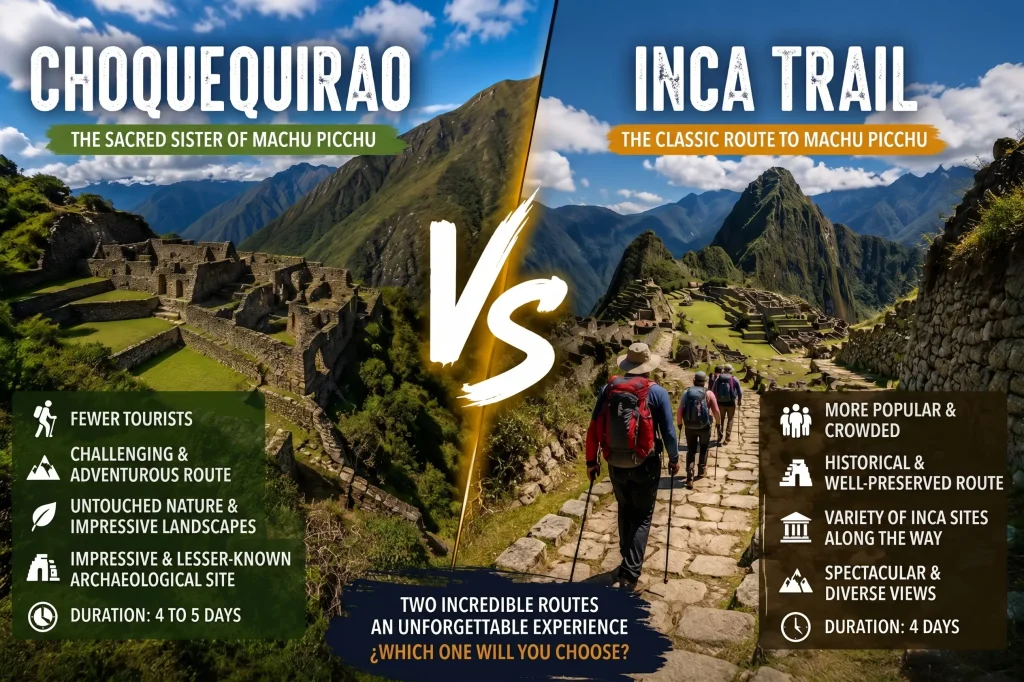 Choquequirao or Inca Trail: Guide to Choosing the Ideal Trek in Cusco